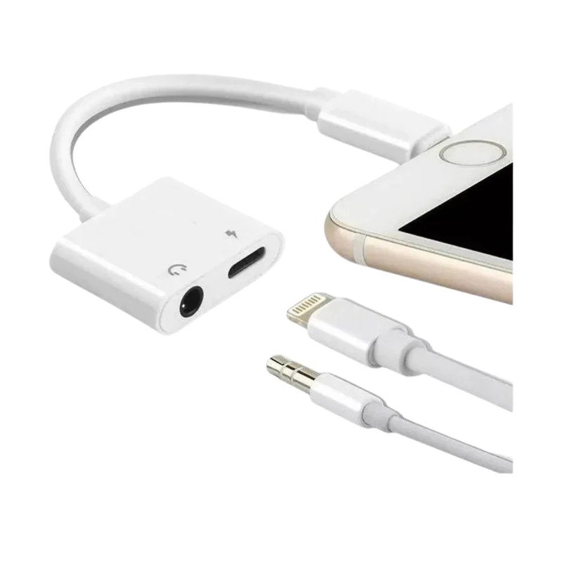 Cabo Adaptador com Controle de Volume Lightning para Áudio 3.5mm ZHQ-15 ZHQ-14 1m HMaston - Imagem 3